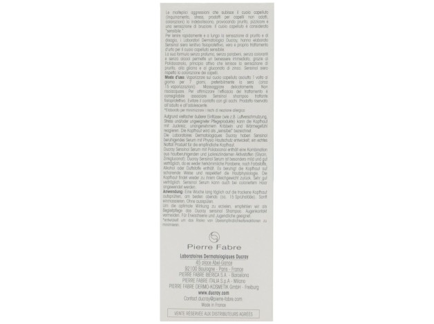 Ducray Sensinol Serum Calmante Fisioprotector,...