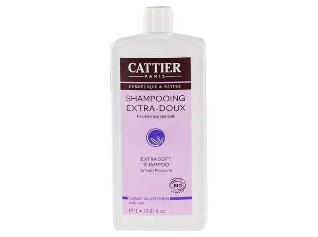 Cattier Shampooing Extra Doux 1Litre