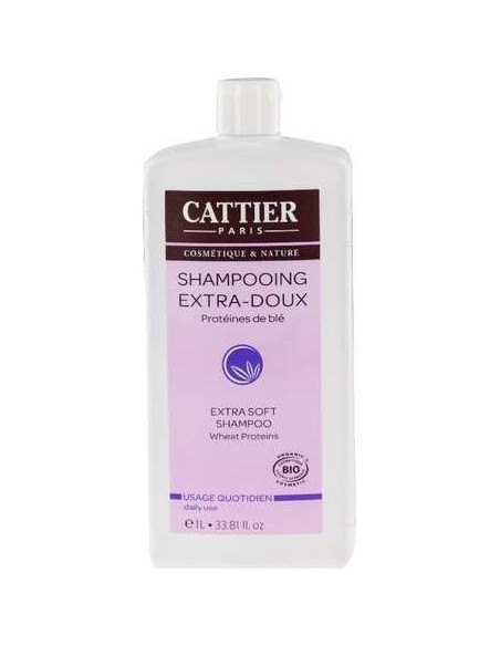 Cattier Shampooing Extra Doux 1Litre