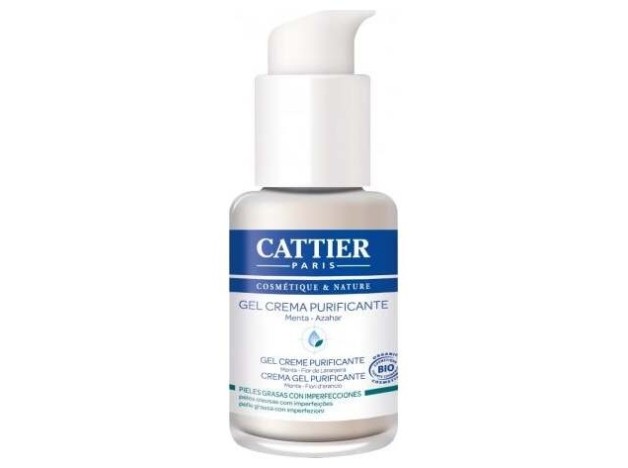 Cattier Gel Crema Purificante Menta Azahar Bio...