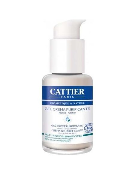 Cattier Gel Crema Purificante Menta Azahar Bio 50Ml