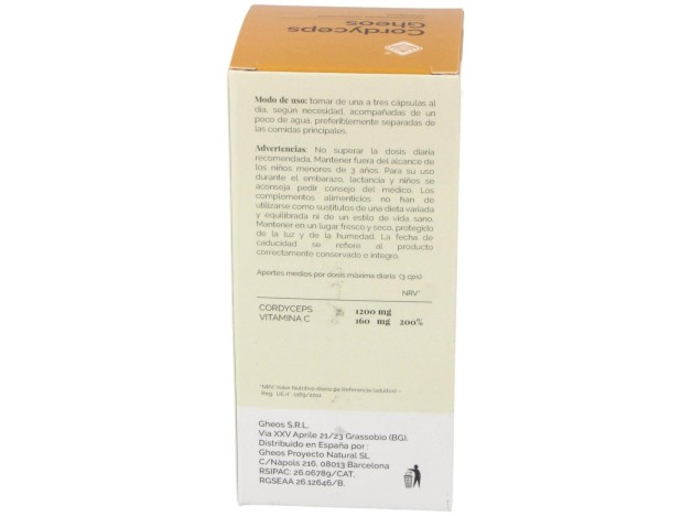Cordyceps Gheos 90Cap.