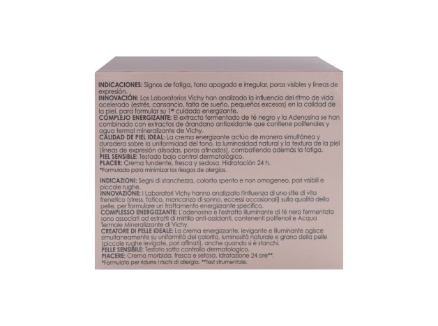 Vichy Idealia Crema Iluminadora Alisadora Piel...