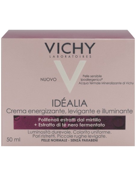 Vichy Idealia Crema Iluminadora Alisadora Piel Normal Y Mixta, 50 Ml