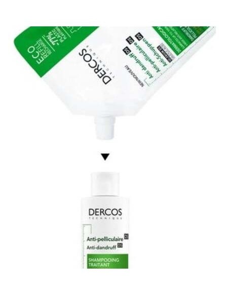 Vichy Dercos Technique Anticaspa Seca Ds Champú Cabello Seco Eco-Recarga 390Ml