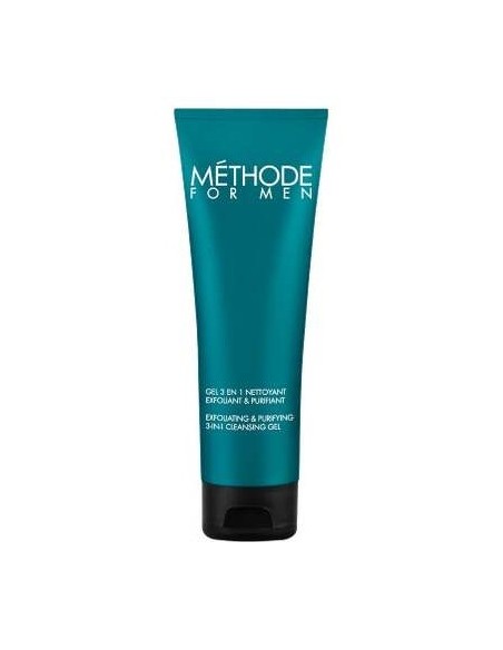 Méthode For Men Gel 3En1 Nettoyant Exfoliant%26Purifiant 125 Ml
