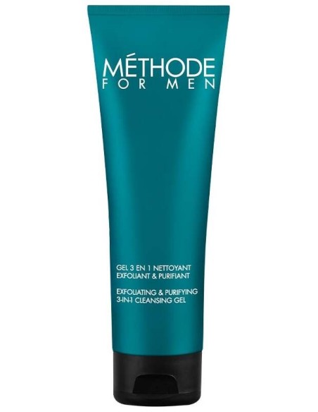 Méthode For Men Gel 3En1 Nettoyant Exfoliant%26Purifiant 125 Ml