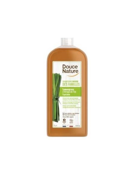 Douce Nature Champú-Gel Lemongrass Citronela Bio 1L