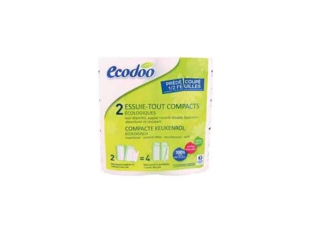 Ecodoo Papel De Cocina Reciclado 2Uds