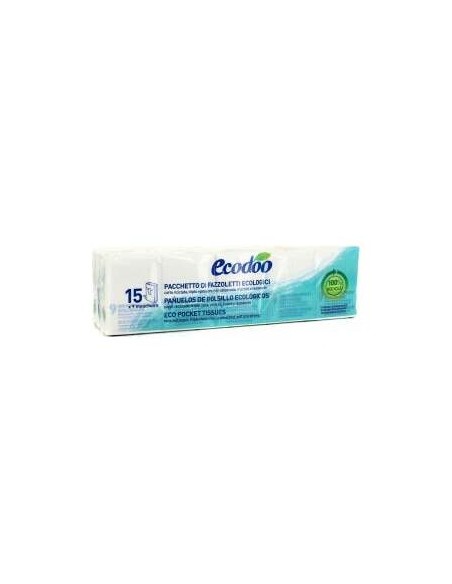 Ecodoo Pañuelos De Papel Bolsillo 9X15Uds