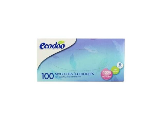 Ecodo Pañuelo Caja Triplecaps 100% 100Uds