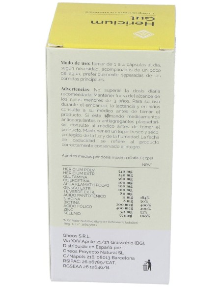 Hericium Gut 96Cap.