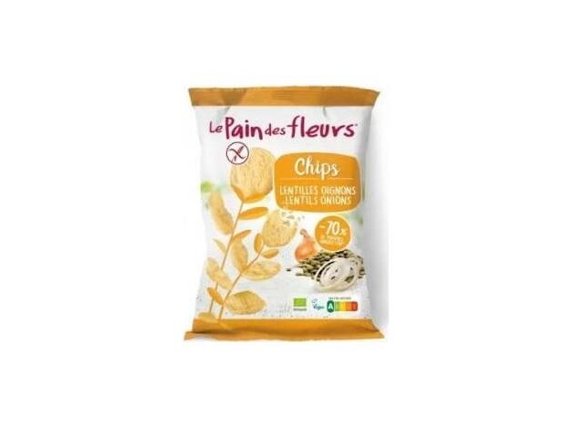 Chips De Lentejas Con Cebolla 50Gr. Bio Sg Vegan