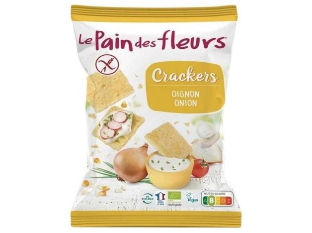 Le Pain Des Fleurs Crackers Ajo Sin Gluten...