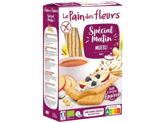 Pain De Fleurs Special Matin Tostada Muesli 230G