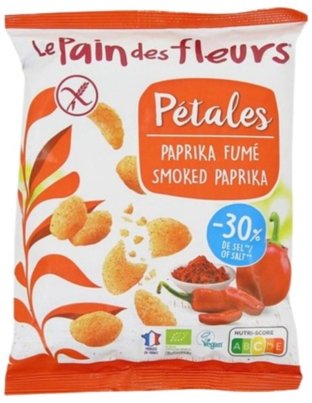 Le Pain Des Fleurs Chips Petalos Paprika Ahumada Bio 75G
