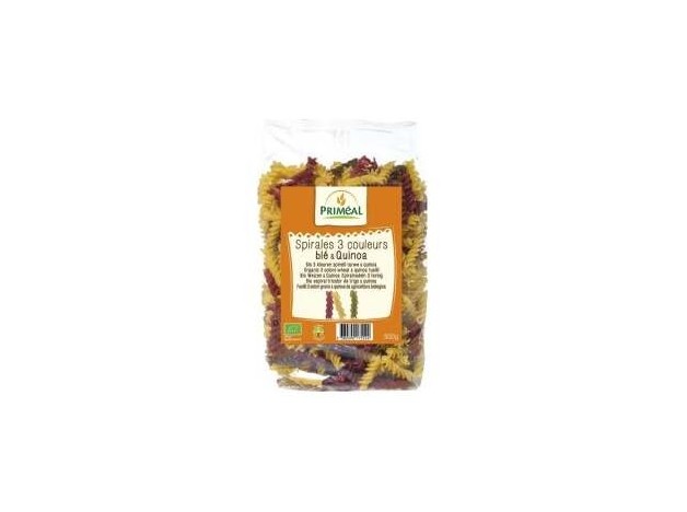 Espirales Tricolor De Trigo Quinoa 500Gr. Bio