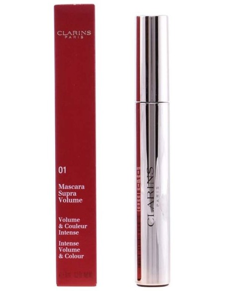 Clarins Supra Volume Mascara De Pestañas 01 Negro Negro Intenso