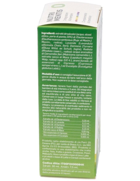 Nutrimentis 0 30Ml.