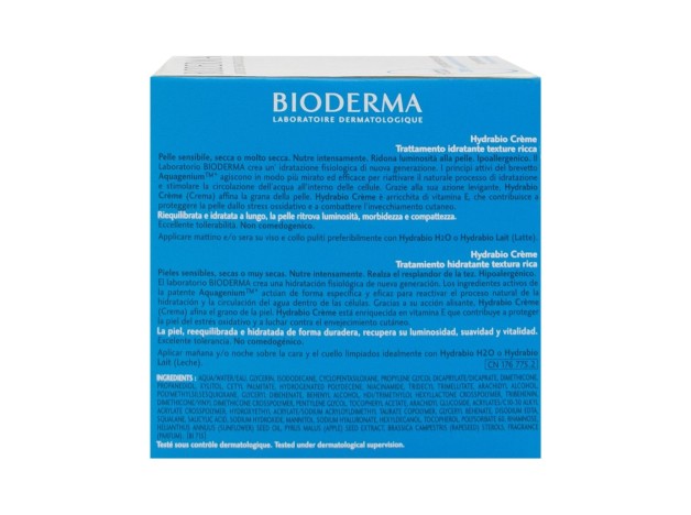 Hydrabio Crema Hidratante Textura Cremosa,...