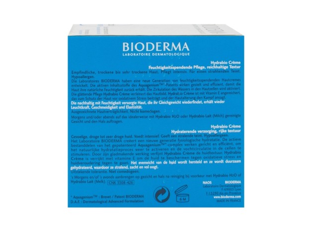 Hydrabio Crema Hidratante Textura Cremosa,...