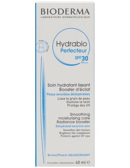 Hydrabio Perfecteur Spf30 Hidratante Con Efecto Iluminador, Tratamientos Faciales Bioderma - Perfumes Club