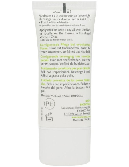 Sébium Pore Refiner Crema Afinadora De Poros Matificante, Antiacné, Poros Y Puntos Negros Bioderma - Perfumes Club