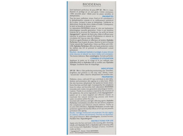 Hydrabio Perfecteur Spf30 Hidratante Con Efecto...