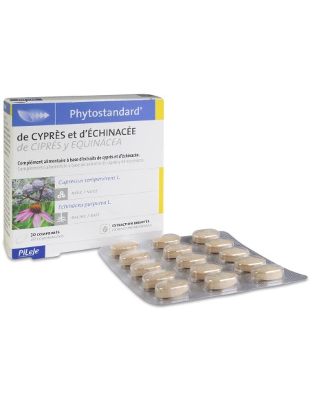 Pileje Phytostandard Cipres Y Equinácea, 30 Comprimidos