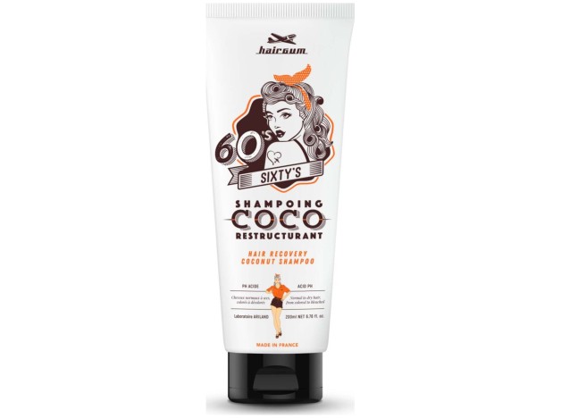 Hairgum Sixty'S Recovery Coconut Shampoo 200Ml