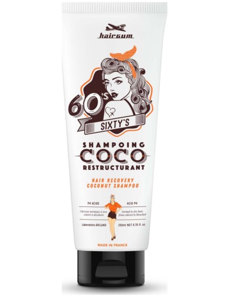 Hairgum Sixty'S Recovery Coconut Shampoo 200Ml