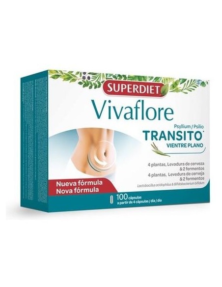 Superdiet Vivaflore Transit 400Mg 100Caps