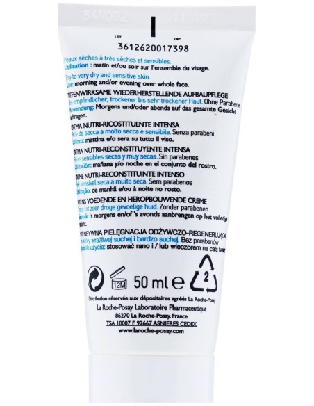 La Roche-Posay Nutritic Intense Piel Seca, 50 Ml