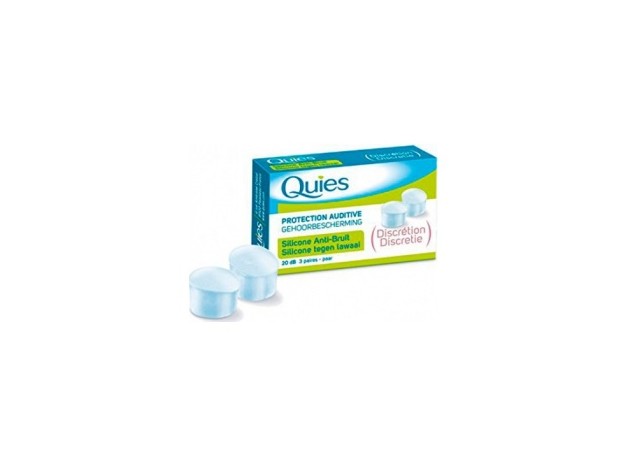 Quies Tapones Silicona Anti-Ruido, 6 Unidades