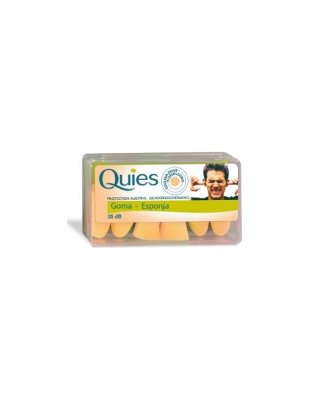 Quies Tapones Espuma Color Carne, 6 Unidades