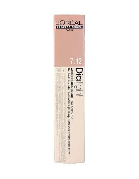 L'Oreal Dia Light Tinte Cabello Sin Amoníaco Nro 7.12 50Ml