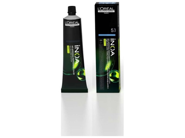 L'Oréal Tinte Inoa 5.1 Castaño Claro Ceniza 60Ml