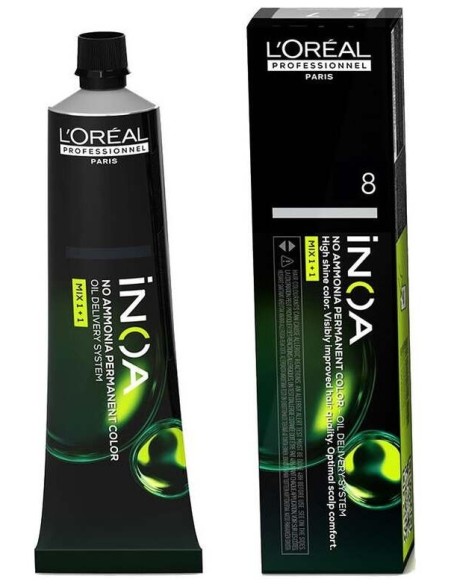 L'Oréal Inoa Color Tinte Permanente 8 60G
