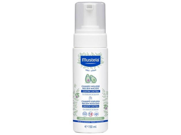 Mustela Champú Mousse Recién Nacido, 150 Ml