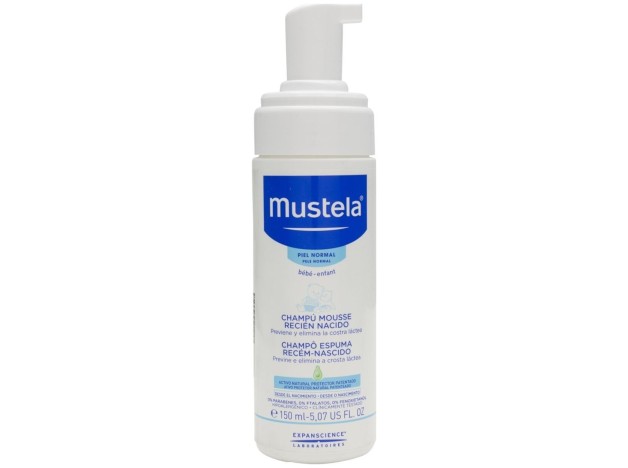 Mustela Champú Mousse Recién Nacido, 150 Ml