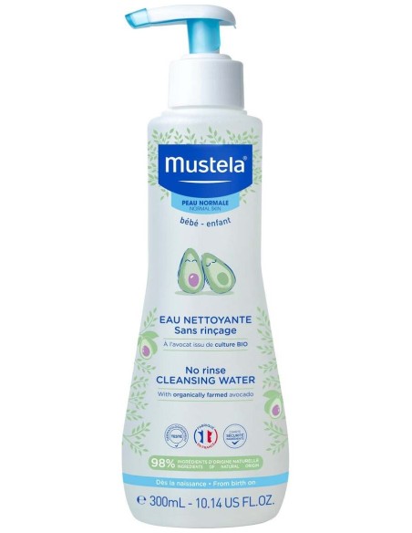 Mustela Physiobebé Fluido Limpiador Sin Aclarado, 300 Ml