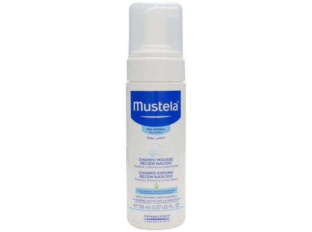 Mustela Champú Mousse Recién Nacido, 150 Ml