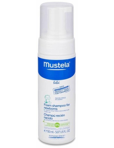 Mustela Champú Mousse Recién Nacido, 150 Ml
