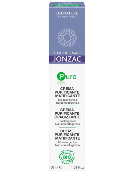 Jonzac Pure Crema Purificante-Matificante 50Ml