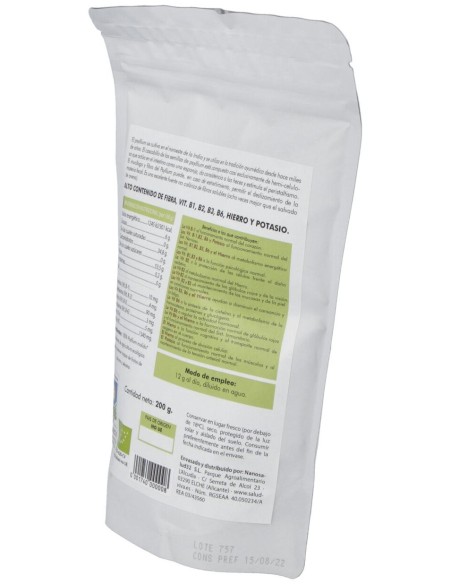 Psyllium Cascara 200Gr. Bio Sg S/A Vegan