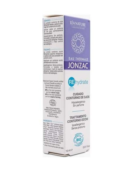 Rehydrate Contorno De Ojos Sin Perfume 15Ml. Bio