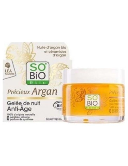 So'Bio Étic Gel Noche Antiedad Argan 40Ml