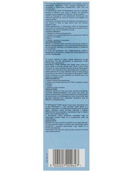Duplo Neutrogena Champú Cabello Normal Y Graso, 2 X 250 Ml