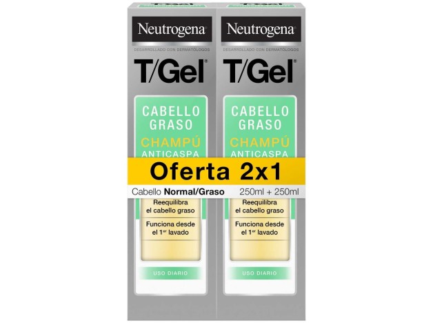 Duplo Neutrogena Champú Cabello Normal Y Graso,...