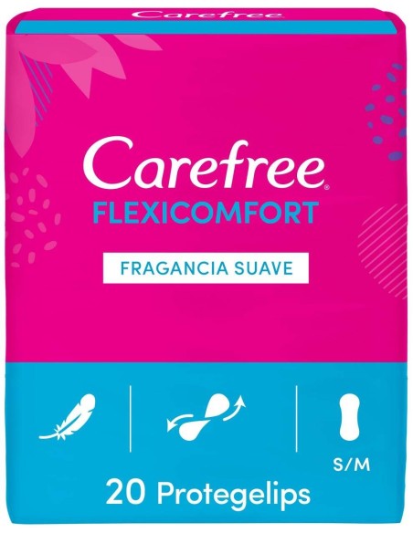 Carefree Flexicomfort Fragancia Suave Talla S/M 20Uds